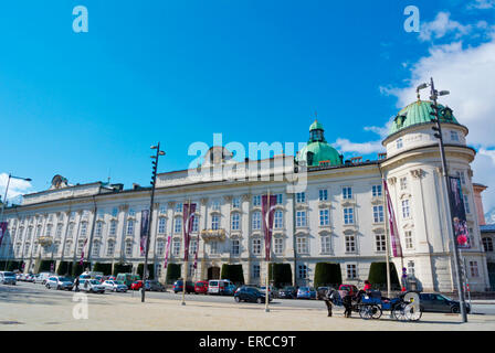 Kaiserliche Hofburg, Imperial Palace, gesehen vom Rennweg, Inntal, Innsbruck, Tirol, Österreich Stockfoto