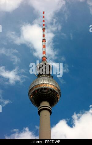 Berliner Fernsehturn Fernsehturm Berlin Stockfoto