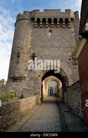 Lewes castle Stockfoto