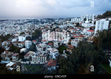 Blick auf Algier, der Hauptstadt von Algerien Stockfoto