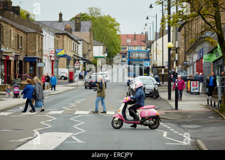 Langen Grat Stadt und Zivilgemeinde im Stadtteil Ribble Valley in Lancashire, England, Nord-östlich von Preston Stadt.  Abgebildete S Stockfoto