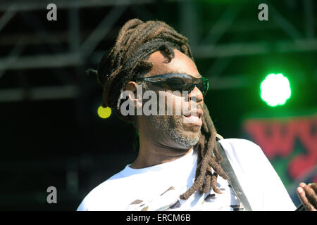 Dreadzone Wychwood Musik festival2015 in Cheltenham Gloucestershire England Band Reggae Funk Stockfoto