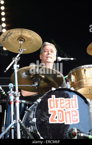 Dreadzone Wychwood Musik festival2015 in Cheltenham Gloucestershire England Band Reggae Funk Stockfoto