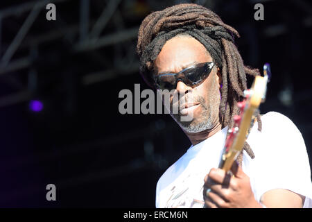 Dreadzone Wychwood Musik festival2015 in Cheltenham Gloucestershire England Band Reggae Funk Stockfoto