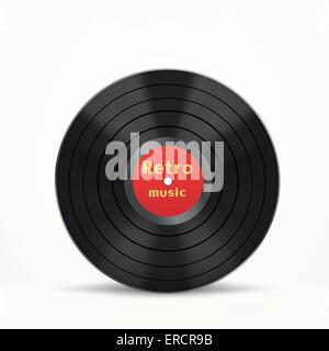 Vinyl-Scheibe Stock Vektor