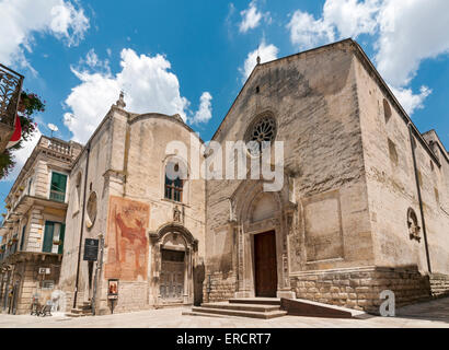 Kapelle San Biagio und Kirche von San Nicola dei Greci, Altamura, Apulien (Apulien), Italien Stockfoto