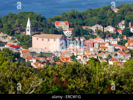 Veli Losinj, Kroatien Stockfoto