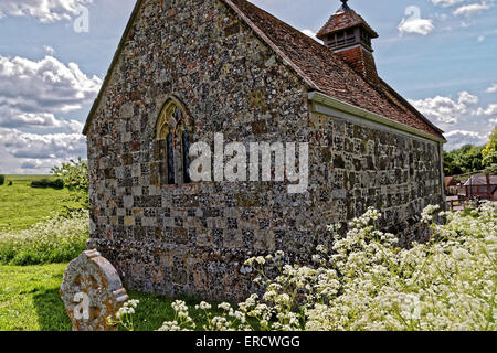 St. Martins Kirche Fifield Bavant in Wiltshire Stockfoto