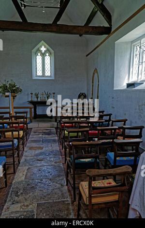 St. Martins Kirche Fifield Bavant in Wiltshire Stockfoto