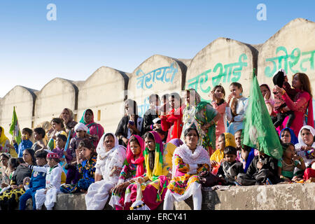 Indien, Rajasthan, Udaipur, muslimischen festival Stockfoto