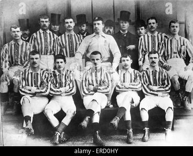 West Bromwich Albion Teamgruppe 1888, englischer Pokalsieger. Stockfoto