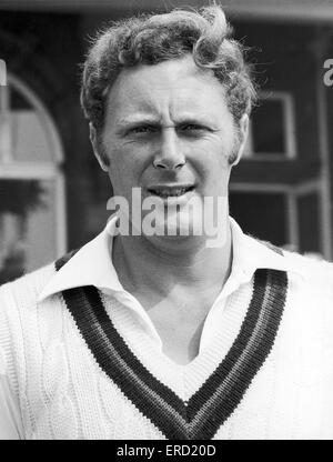 Jack Simmons, Lancashire und Tasmanien-Cricket-Spieler. 10. Juli 1973. Stockfoto