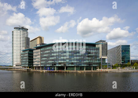 Die BBC-Studios in MediaCity, Salford Quays. Stockfoto