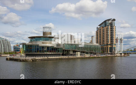 Die Lowry-Theater und die Galerie in MediaCity, Salford Quays Stockfoto