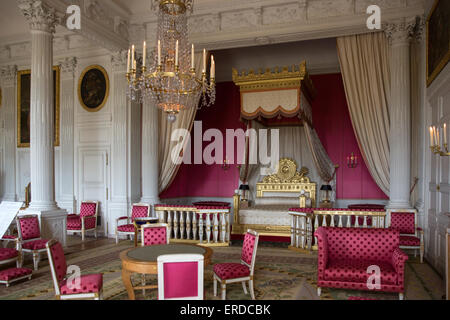 Die Kaiserin Schlafzimmer in dem Grand Trianon von Château de Versailles, Frankreich Stockfoto