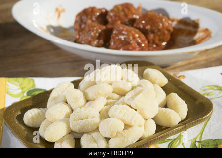 Gnocchi Alla romana Stockfoto