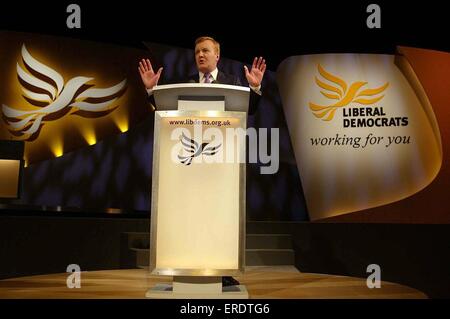 Charles Kennedy Liberal Democrat Party Conference, Brighton, Großbritannien 25 Sep 2003 Credit: James Boardman /Alamy Live-Nachrichten Stockfoto