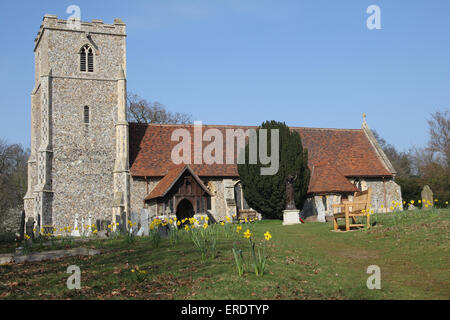 Freston Kirche Suffolk UK Stockfoto