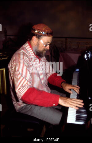 US-amerikanischer Komponist Terry Riley (B. 24.06.1935) abgebildet, 1989 Stockfoto