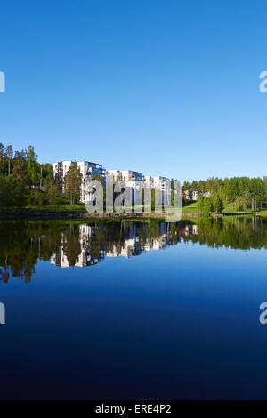 Seenlandschaft, Lappeenranta, Finnland Stockfoto