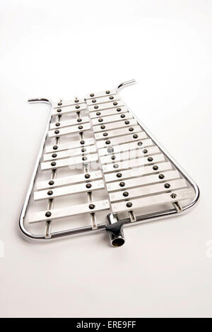 Marching Glockenspiel oder Bell Lyra oder Bell Lyra Stockfoto