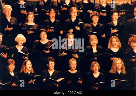 Chor-BBC NATIONAL CHORUS OF WALES Frauenchor mit BBC National Orchestra of Wales, 1998 Stockfoto