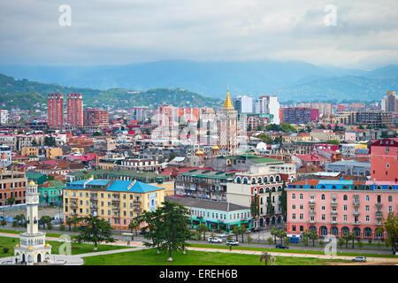 Panorama von Batumi. Blick vom Fähren-Rad. Georgien Stockfoto