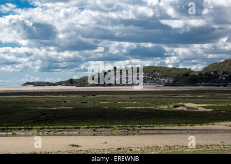 Ansicht von Borth y Gest, Gwynedd, Nordwales Stockfoto