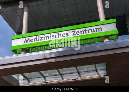 Deutsches Ärztezentrum, "Medizinisches Zentrum". Stockfoto