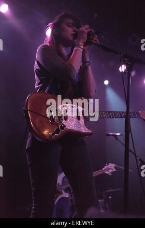 Kriegsbemalung, amerikanischer experimenteller Kunst-Rock-Gruppe bei der ABC-O2-Bühne auf dem "Hirsch und Dolch" Indie-Rock-Festival, Stockfoto