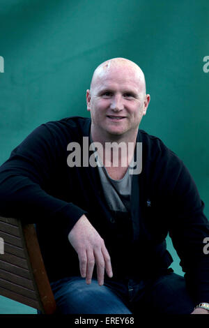 John Hartson, ehemalige walisische Nationalspieler am Edinburgh Buch-Festival 2011, Edinburgh, Schottland, Großbritannien. Stockfoto