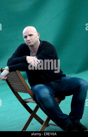 John Hartson, ehemalige walisische Nationalspieler am Edinburgh Buch-Festival 2011, Edinburgh, Schottland, Großbritannien. Stockfoto