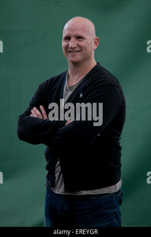 John Hartson beim Edinburgh International Book Festival 2011. Vortrag über seine Memoiren. Ehemaliger walisischer Fußballspieler Stockfoto