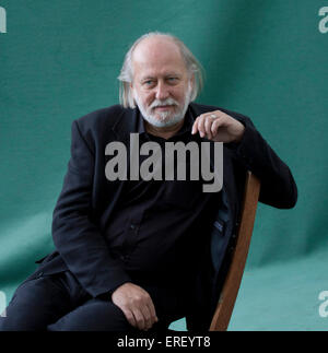 László Krasznahorkai. Buchen Sie beim Edinburgh International Festival 2011.  Ungarische Autor: 5. Januar 1954 -. Stockfoto