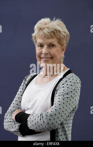 Ruth Rendell, Baroness Rendell of Babergh beim Edinburgh International Book Festival, 2012. Schreibt unter dem Pseudonym Barbara Stockfoto