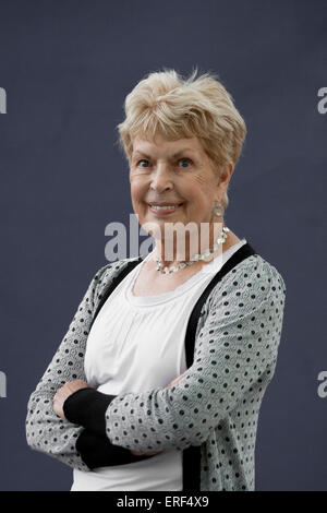 Ruth Rendell, Baroness Rendell of Babergh beim Edinburgh International Book Festival, 2012. Schreibt unter dem Pseudonym Barbara Stockfoto