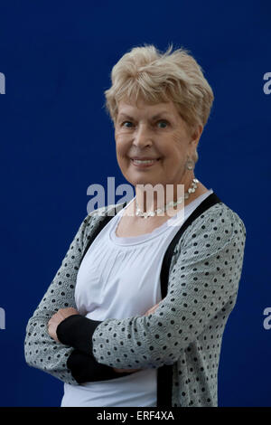 Ruth Rendell, Baroness Rendell of Babergh beim Edinburgh International Book Festival, 2012. Schreibt unter dem Pseudonym Barbara Stockfoto