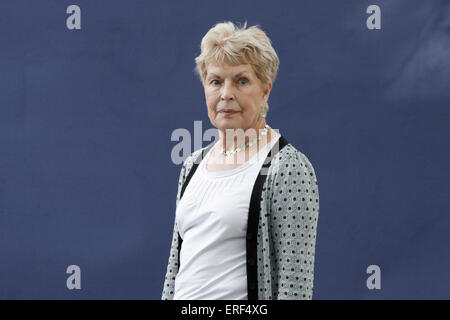 Ruth Rendell, Baroness Rendell of Babergh beim Edinburgh International Book Festival, 2012. Schreibt unter dem Pseudonym Barbara Stockfoto