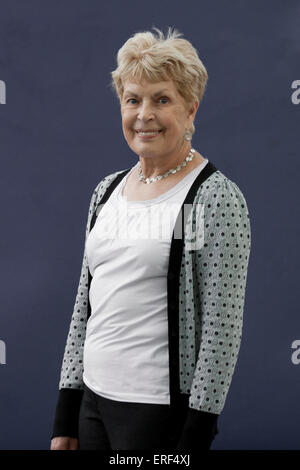 Ruth Rendell, Baroness Rendell of Babergh beim Edinburgh International Book Festival, 2012. Schreibt unter dem Pseudonym Barbara Stockfoto