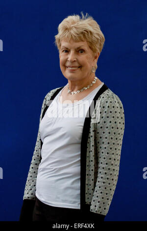 Ruth Rendell, Baroness Rendell of Babergh beim Edinburgh International Book Festival, 2012. Schreibt unter dem Pseudonym Barbara Stockfoto