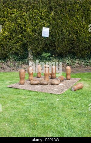 Maifeiertag im Hemswell Village in Lincolnshire, England. Bewahren die Dorftraditionen. Stockfoto