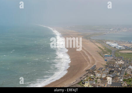 Portland Bill, UK. 2. Juni 2015. UK-Wetter: ein sehr stürmischen Tag zunächst neblig und windig, aber das Wetter verbessert © Paul Chambers Stockfoto