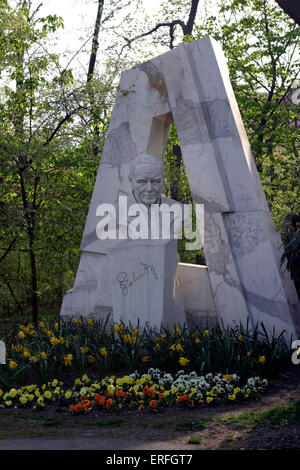 Franz Lehár - Denkmal für den Komponisten im Stadtpark, Wien, Österreich. 30. April 1870 - 24. Oktober 1948. Stockfoto