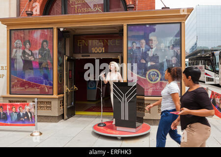 Madame Tussauds Wachsfigurenkabinett - Washington, DC USA Stockfoto