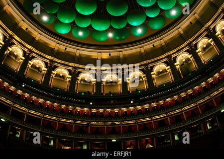 Der Royal Albert Hall, London. Innenraum. Stockfoto