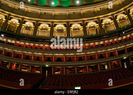 Der Royal Albert Hall, London. Innenraum. Stockfoto