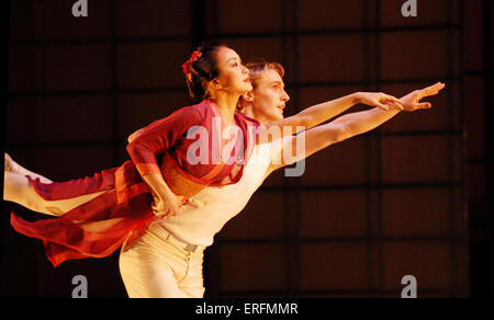 Madame Butterfly - Ballett Choreographie von David Nixon mit Musik von Giacomo Puccini mit Northern Ballet Theatre an der Stockfoto