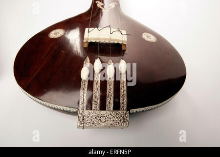 Tanpura - Drohne Instrument in der indischen Raga-Musik verwendet. Stockfoto