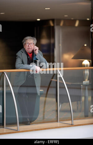 Henri Dutilleux - französischer Komponist, B. 22 January1916. Porträt, die während der Cardiff entdecken Dutilleux Festival 2008 im Hilton Hotel, Cardiff Stockfoto