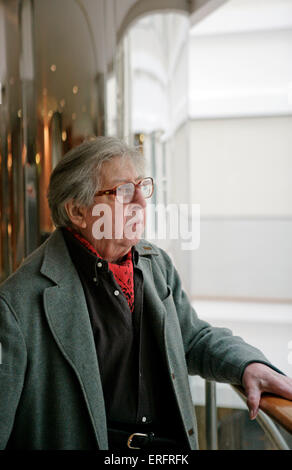 Henri Dutilleux - französischer Komponist, B. 22 January1916. Porträt, die während der Cardiff entdecken Dutilleux Festival 2008 im Hilton Hotel, Cardiff Stockfoto